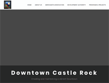 Tablet Screenshot of downtowncastlerock.com
